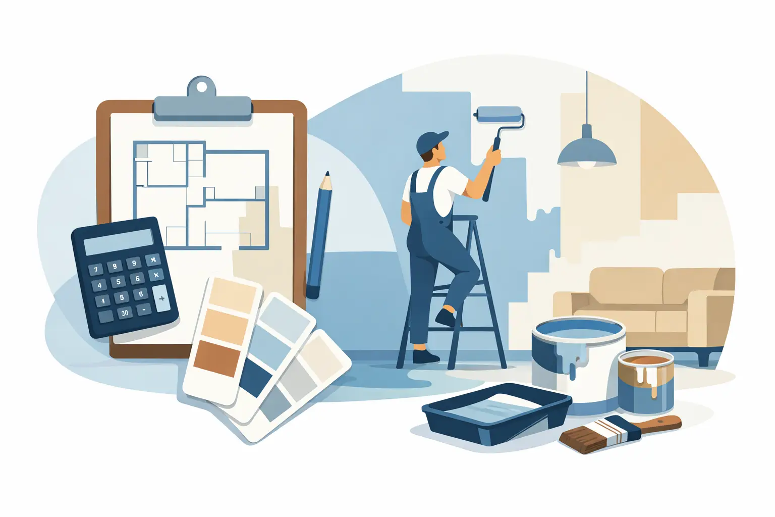 How to Estimate Interior House Painting