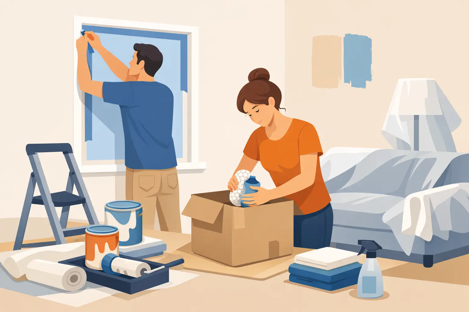 How to Prepare for Interior House Painting