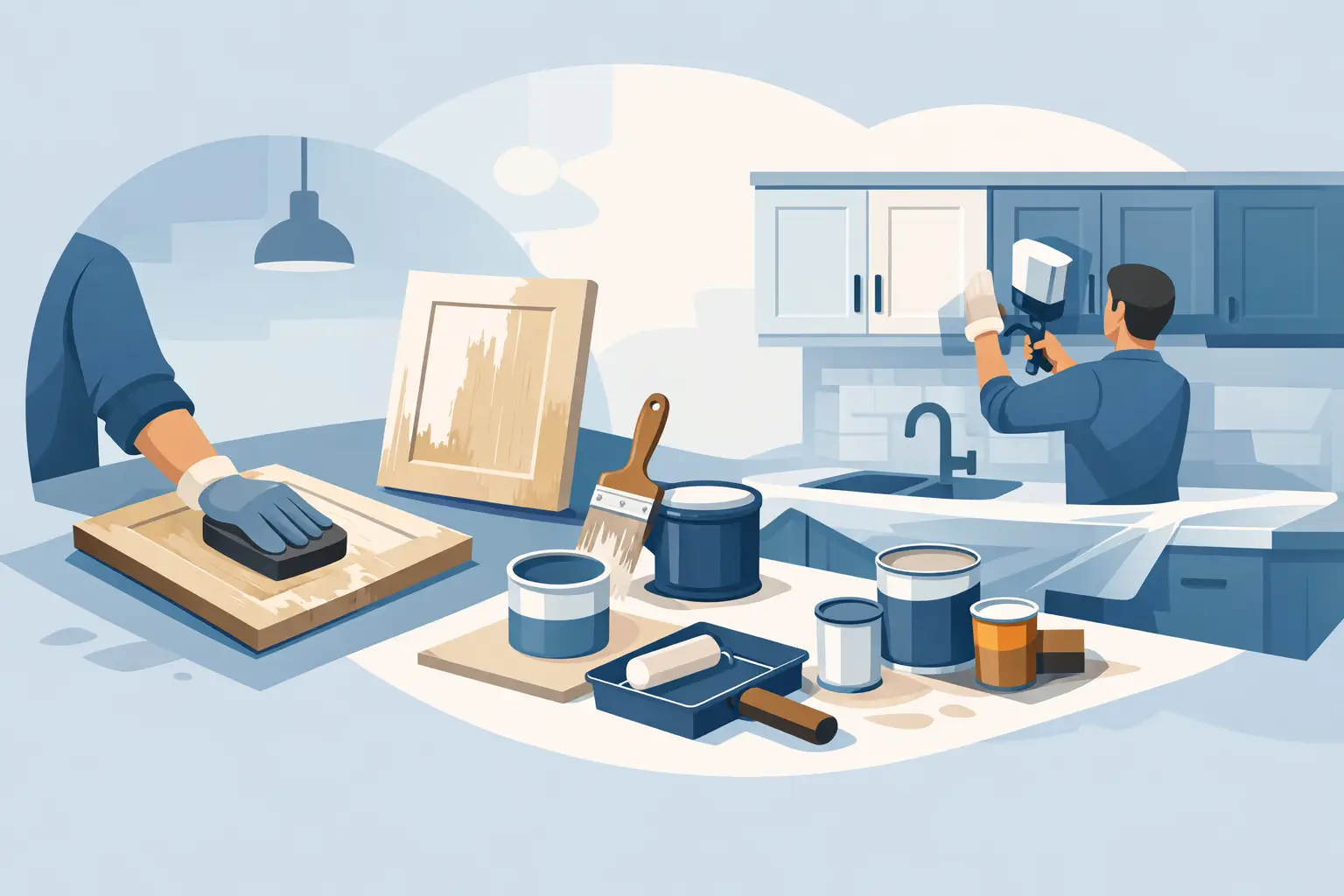 How to Refinish Kitchen Cabinets Properly