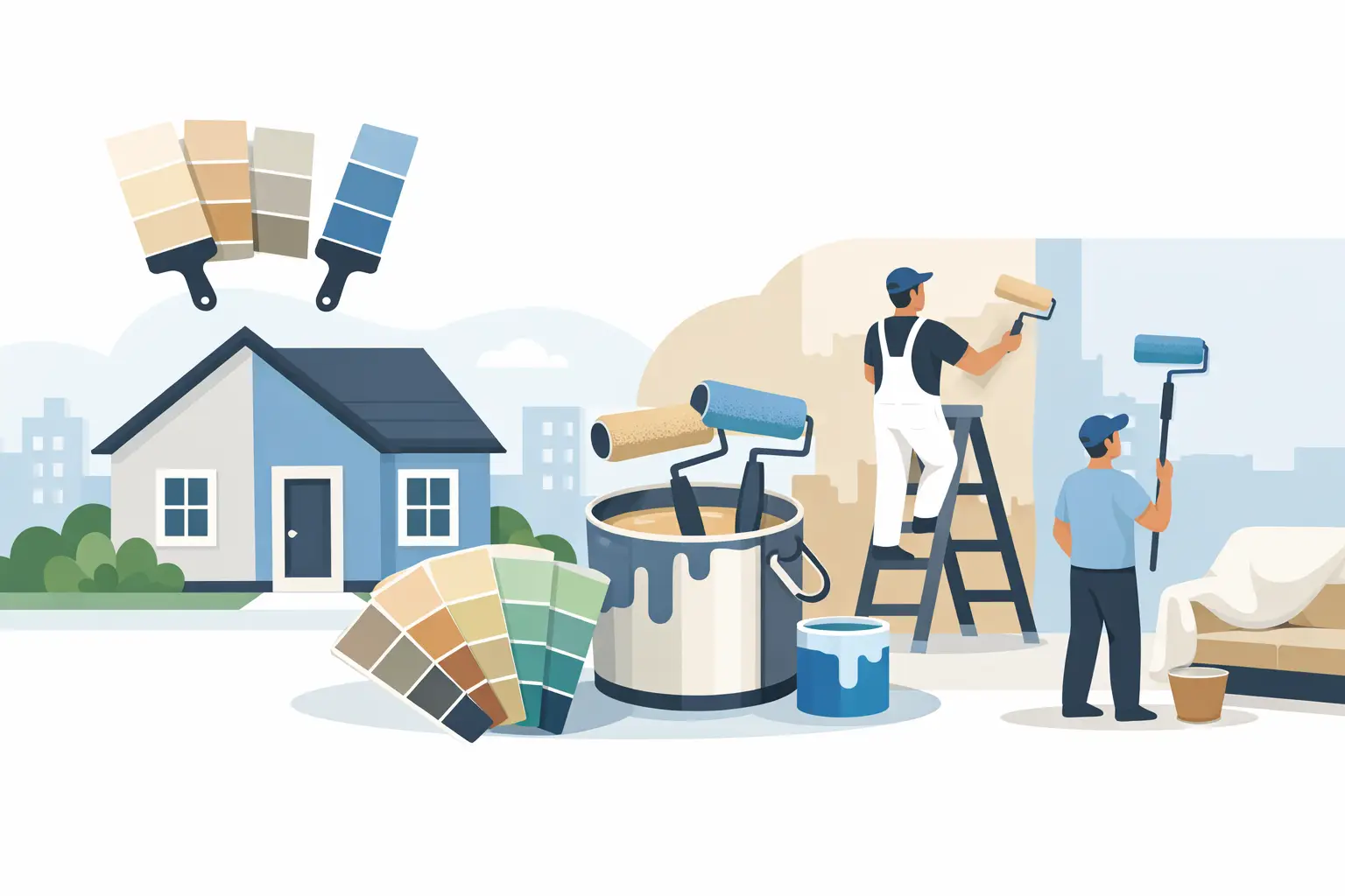 Best Colours for Rental Property Repainting