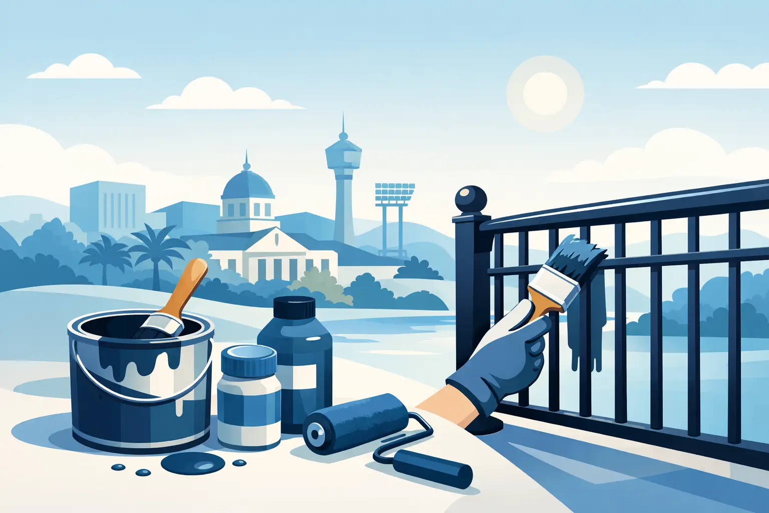 Best Paint for Metal Railings in Adelaide