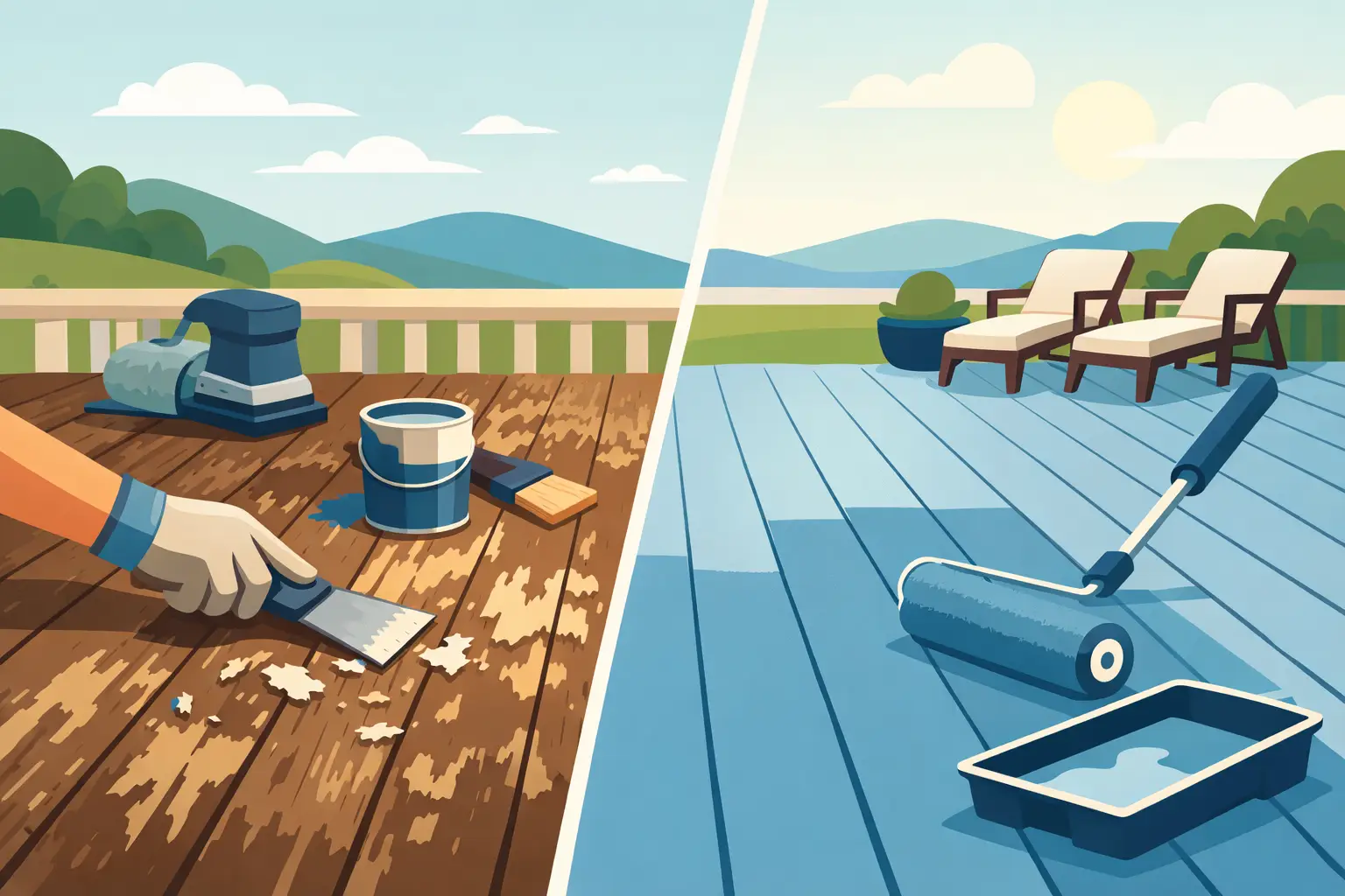 How to Restore a Painted Deck for Lasting Results