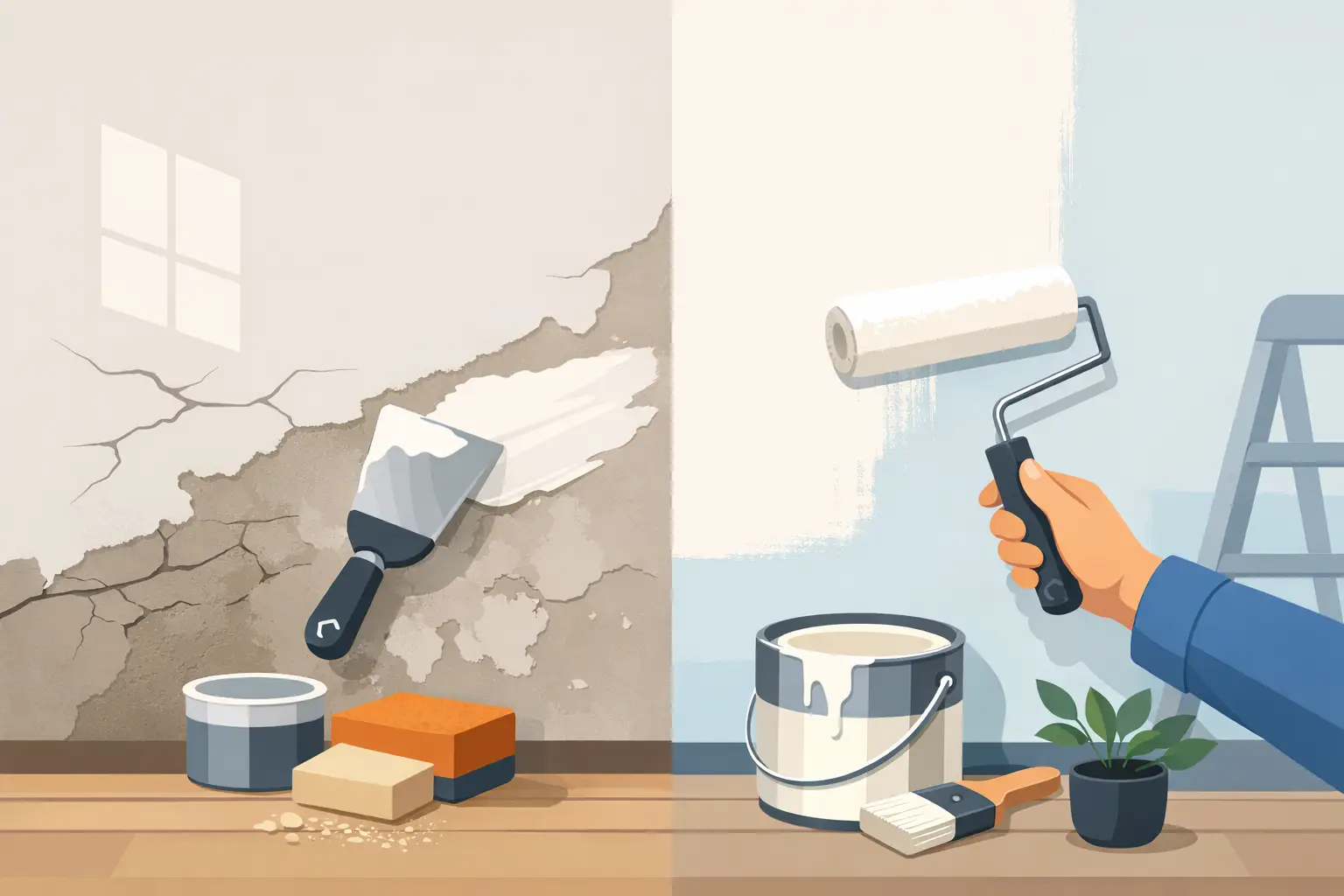 A Guide to Repainting Damaged Plaster Walls