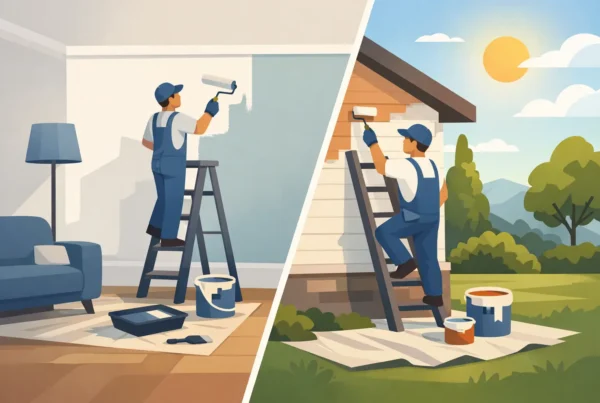Interior Versus Exterior Painting Differences