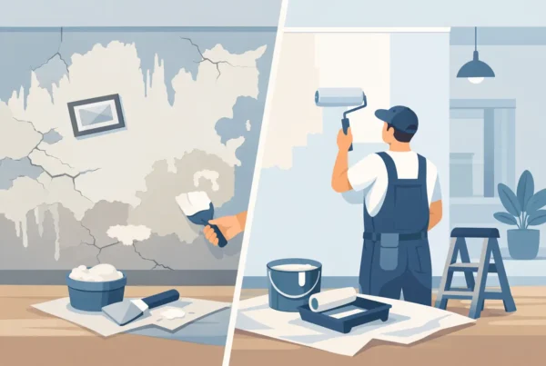 Painting Damaged Walls After Tenants Properly