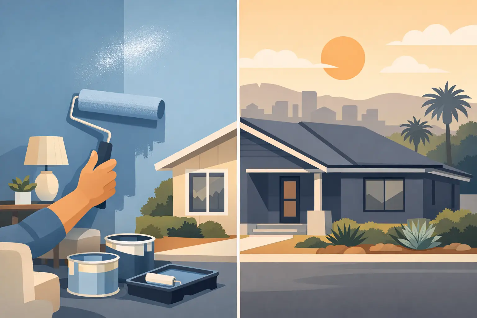 Low Sheen Versus Matt Paint for Adelaide Homes